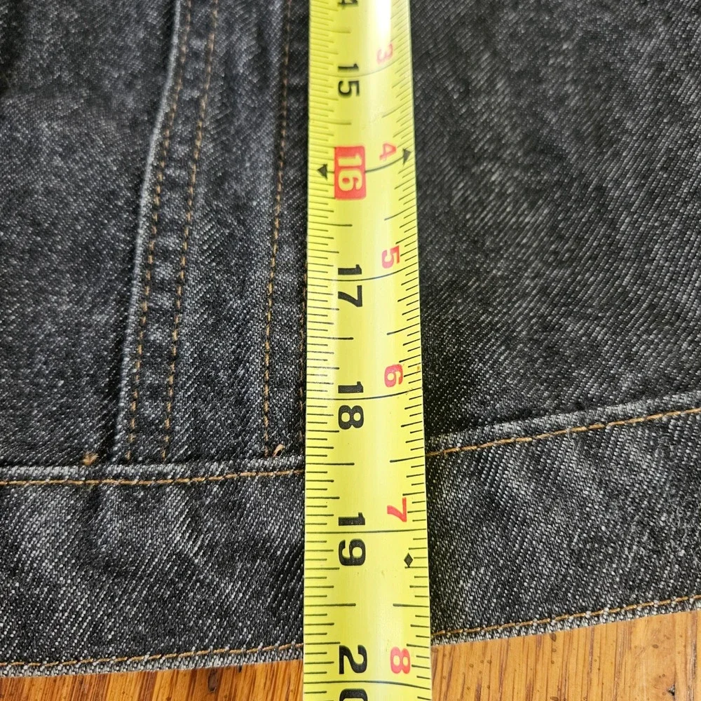 Polo Jeans‎ Co. Ralph Lauren Kids Denim Jacket Black Wash USA Made Large